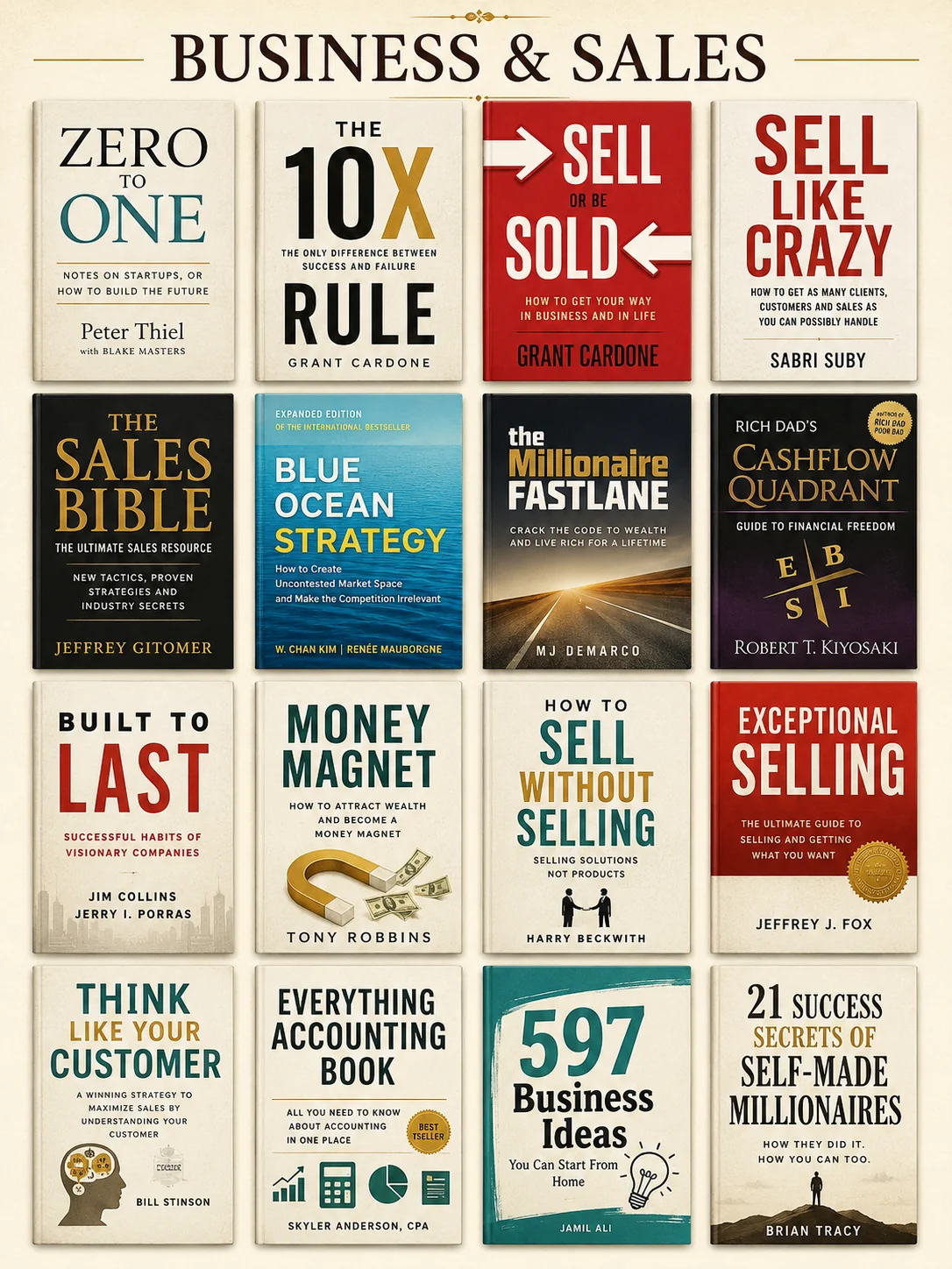 Business and Sales Books